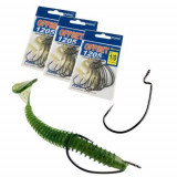 Pohu Offset Worm 1205 #8 10шт